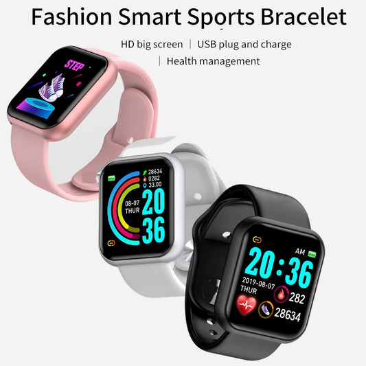 Smart Watch for Women Men Wristwatch Bluetooth Connected Phone Player Music Fitness Sport Bracelet Sleep Monitor Digital Watches