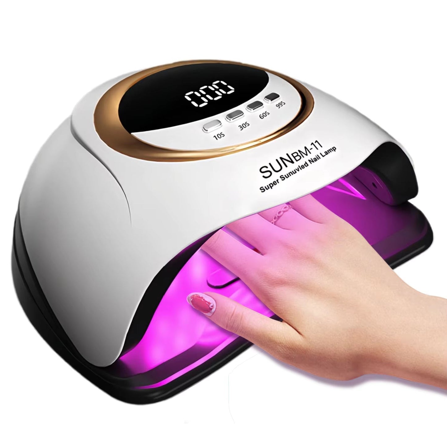 Professional UV LED Nail Lamp for Nails Gel Polish Fast Curing Dryer Drying Light Lamps with 45 Leds 4 Timer Setting