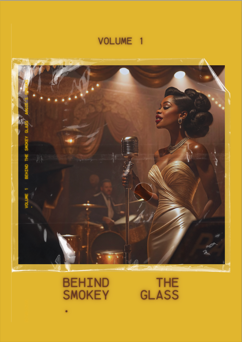 Behind the smokey glass